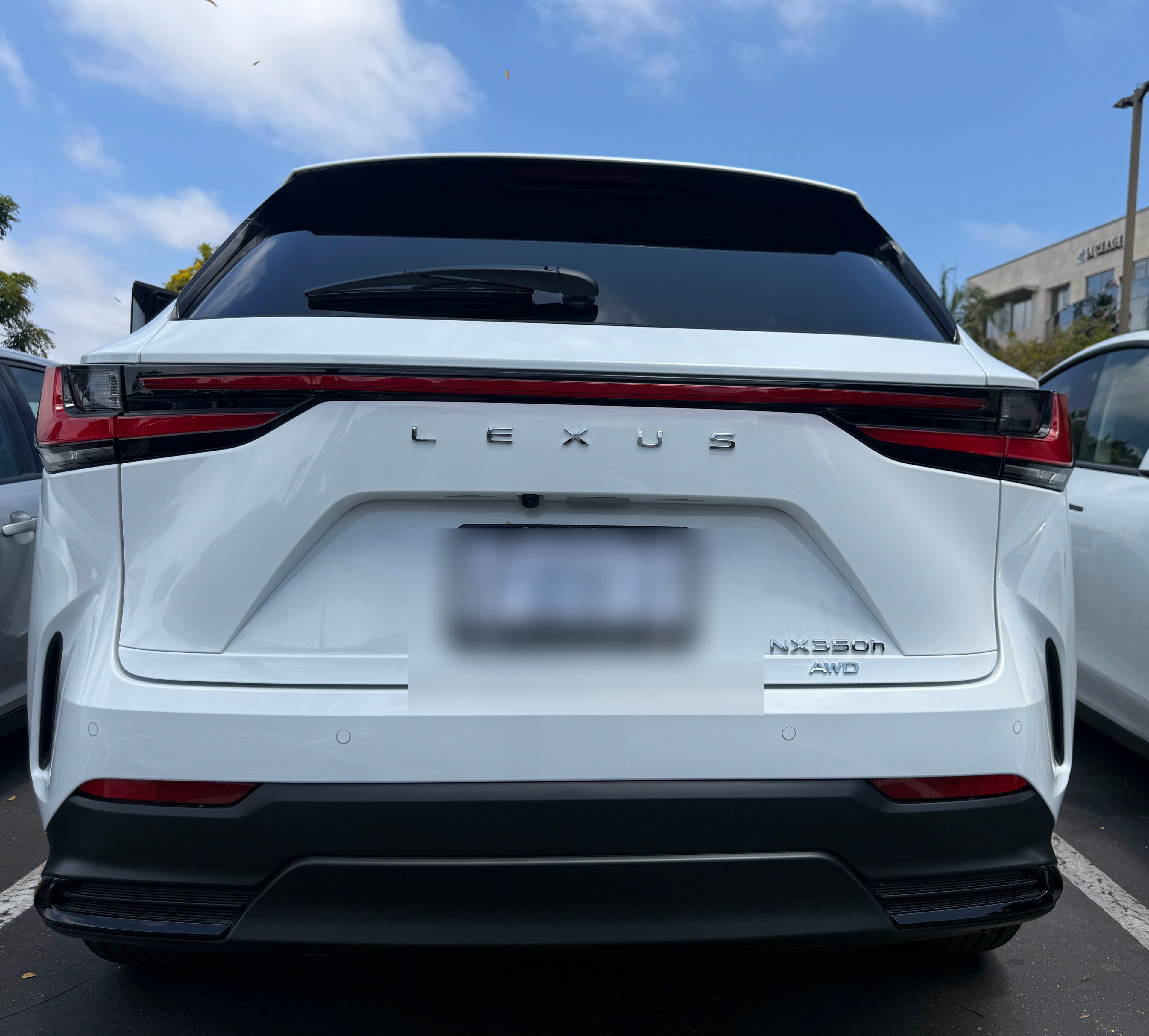 White Lexus NX350h